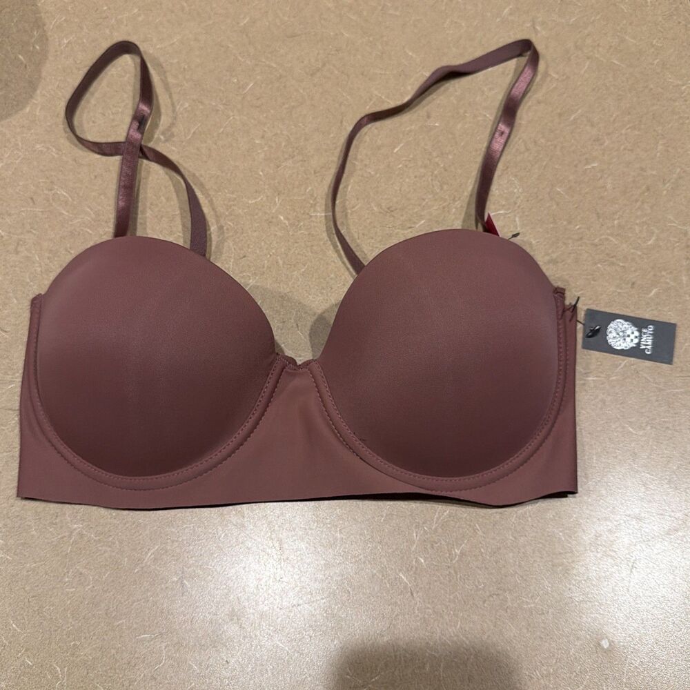 VINCE CAMUTO Women Bra 36C NWT Multi Convertible Or Strapless Extreme Push Up
